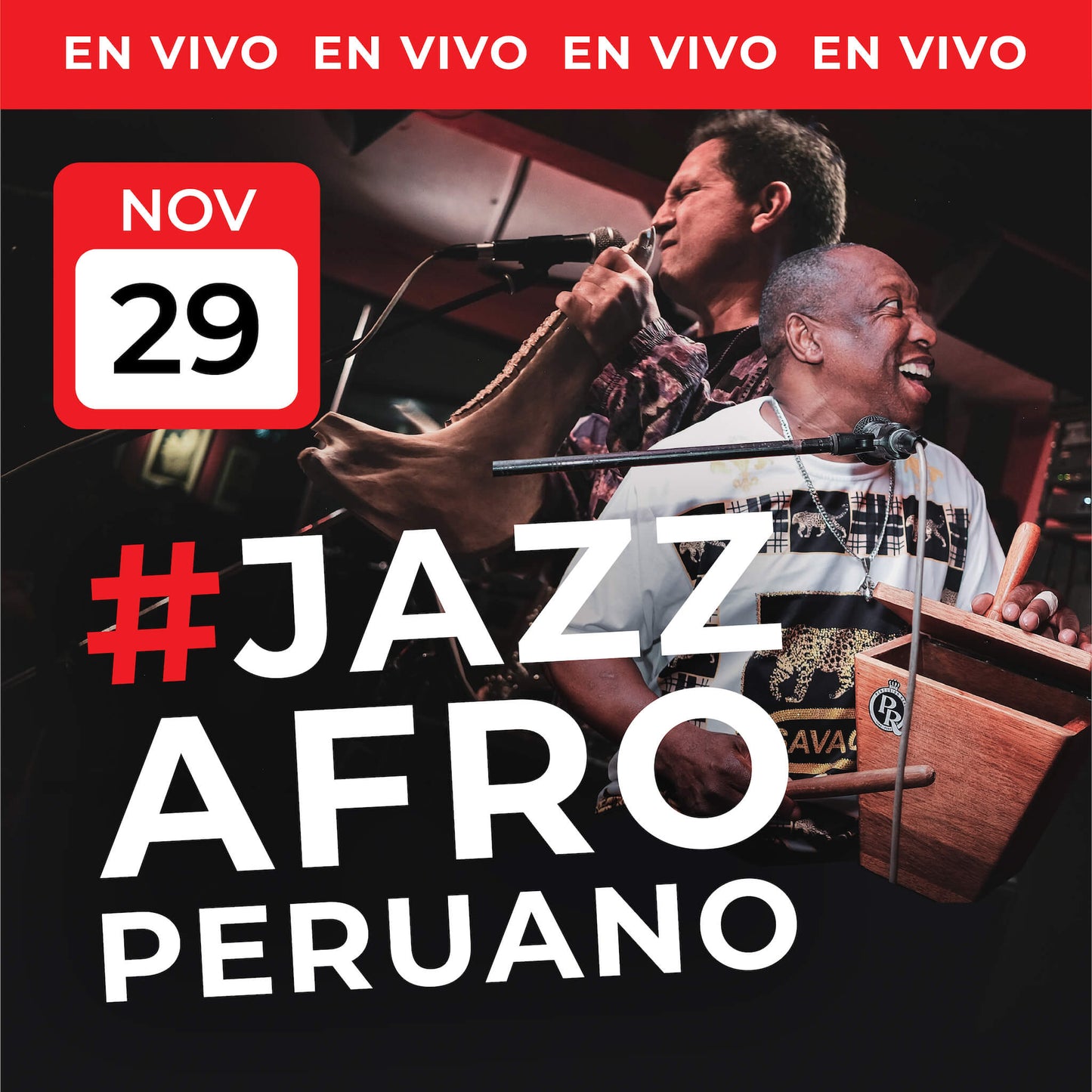 29 Nov | #JazzAfroperuano EN VIVO